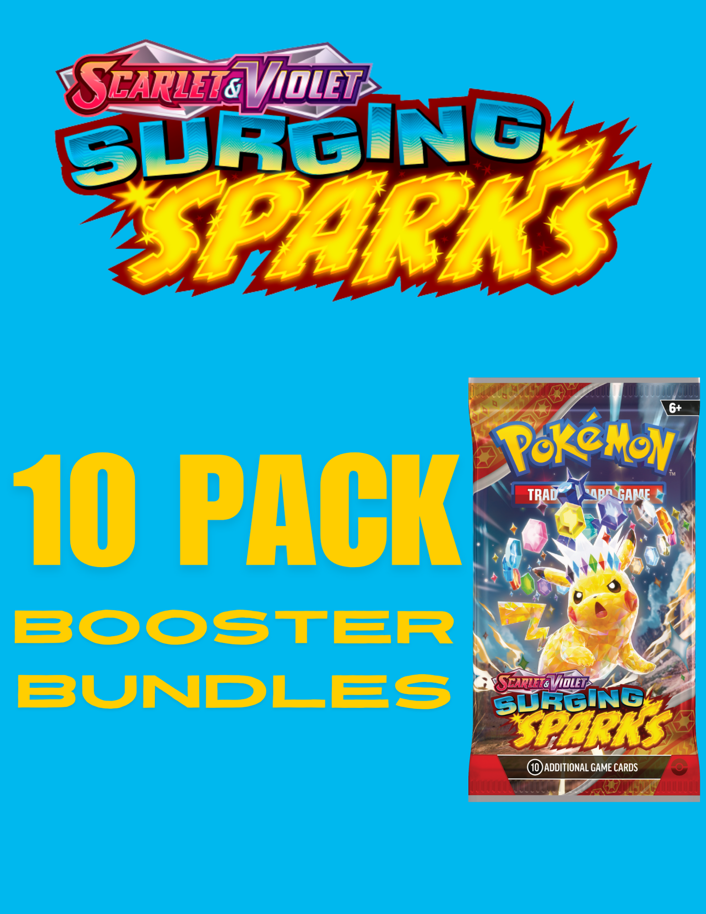 SURGING SPARKS 10 PACK BUNDLE *LIMIT 1*