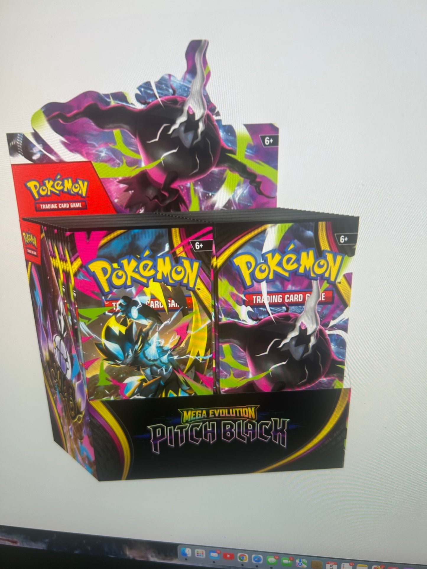 PITCH BLACK SEALED BOOSTER BOX. RELEASE 7/17.