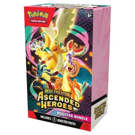 ASCENDED HEROES SEALED BOOSTER BUNDLE. **LIMIT 1** (6 PACKS)