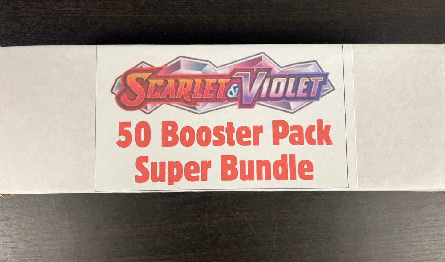 SCARLET & VIOLET 50 COUNT BUNDLE