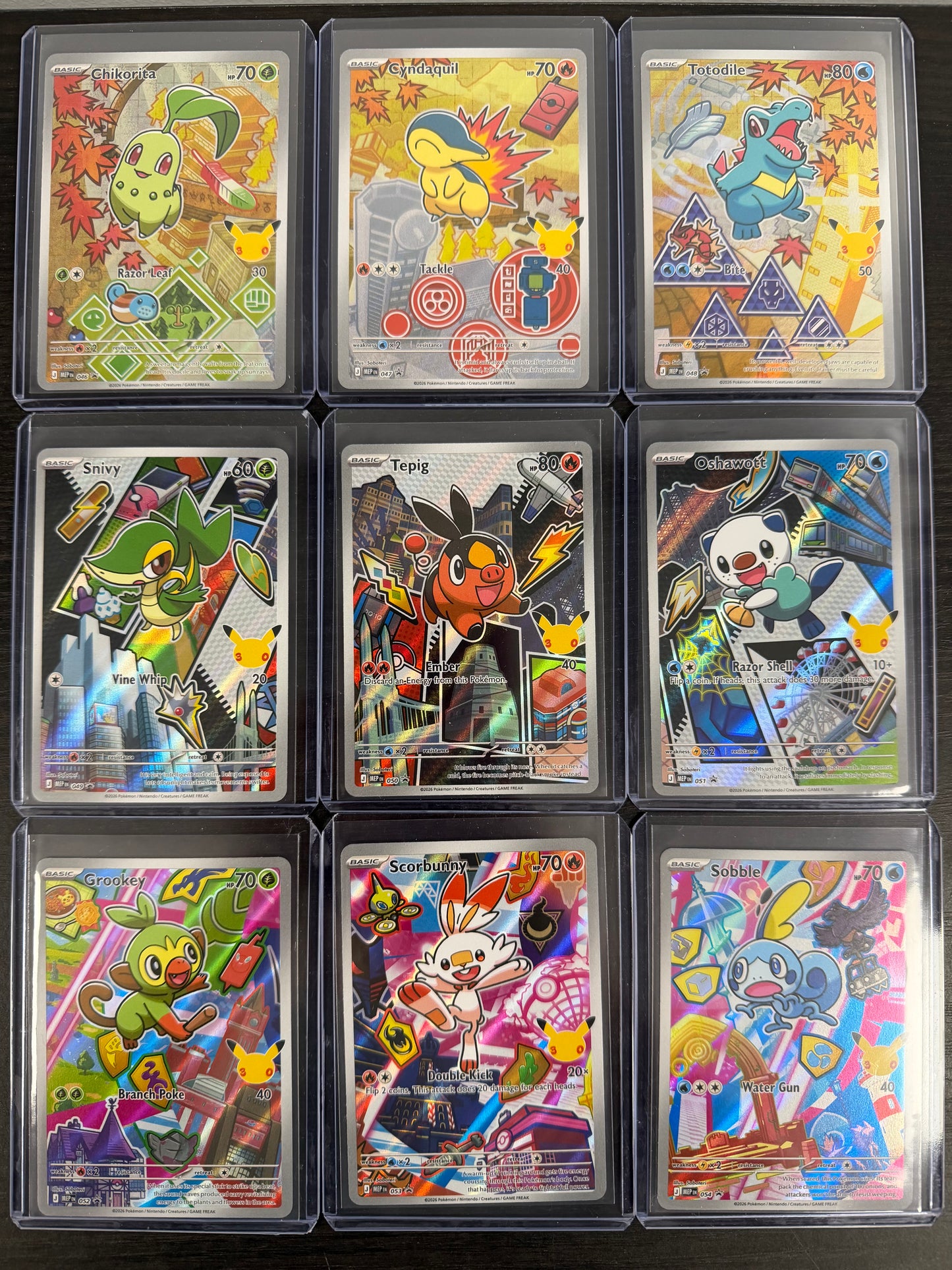 FIRST PARTNER ILLUSTRATION SERIES TWO PROMO SET. 9 CARDS