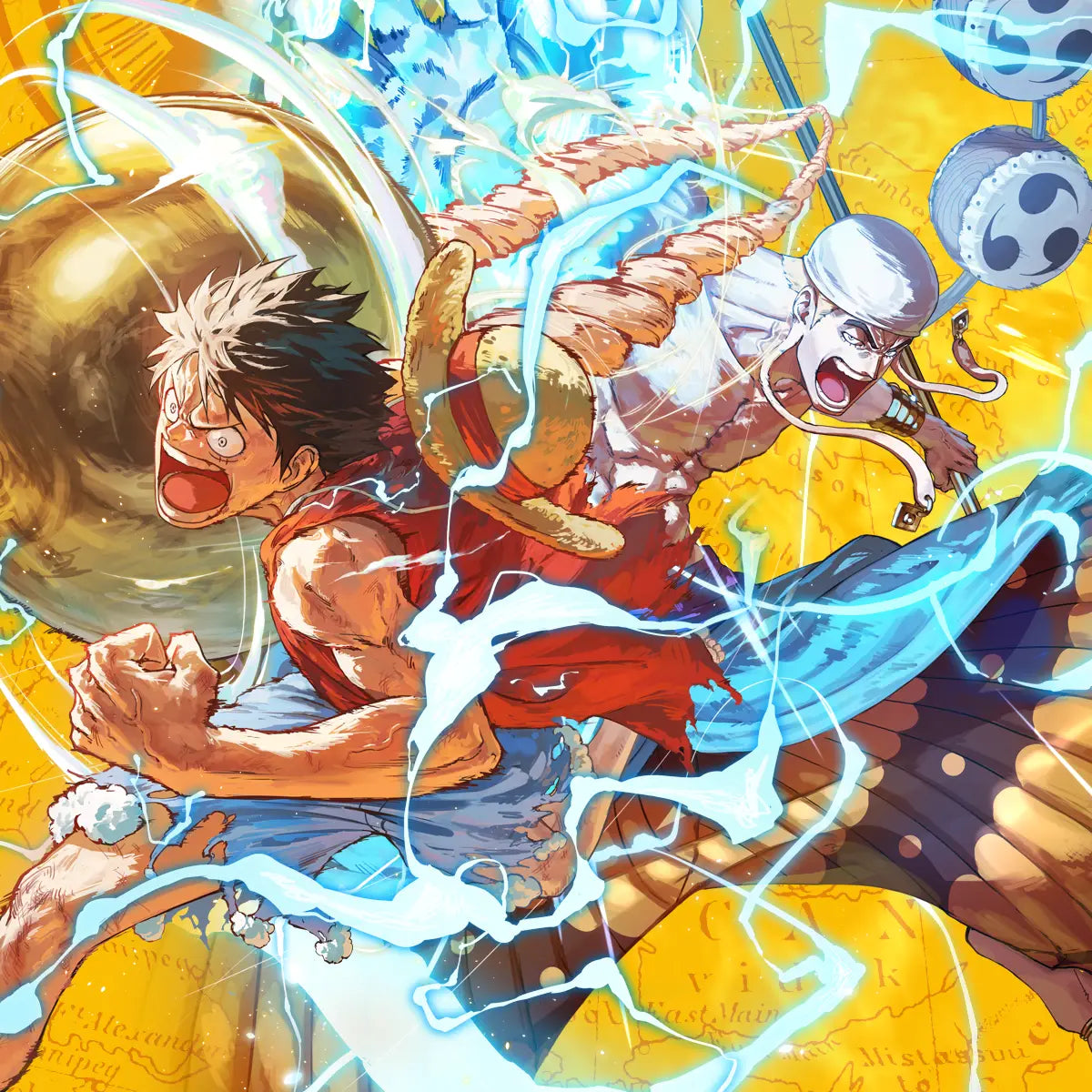 One Piece OP-15 ADVENTURE ON KAMI'S ISLAND sleeved booster packs