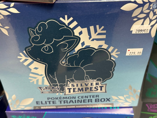 SILVER TEMPSET POKEMON CENTER ELITE TRAINER BOX.  **CYBER MONDAY**