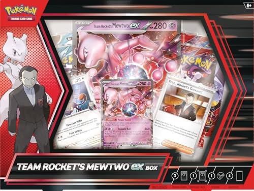 TEAM ROCKET'S MEWTWO EX BOX