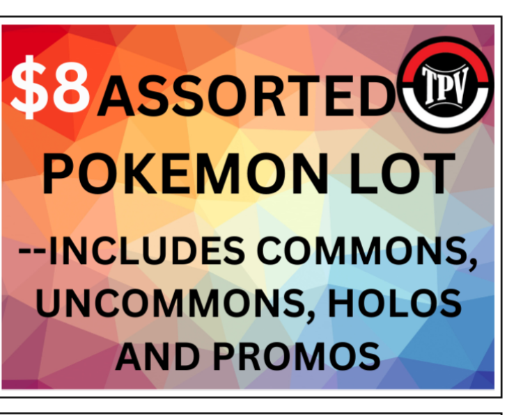 $8 ASSORTED POKEMON LOT