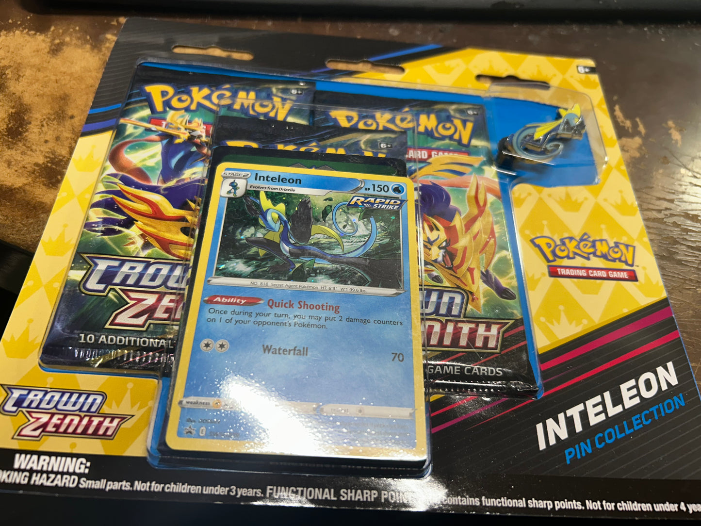 CROWN ZENITH 3-PACK BLISTER