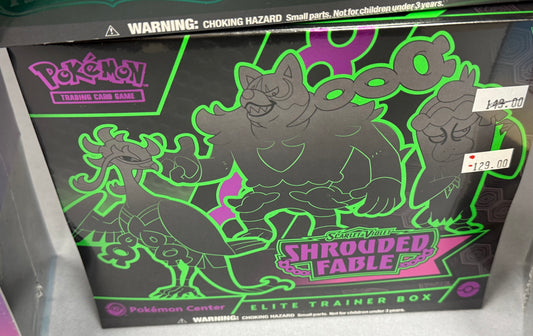 SHROUDED FABLE POKEMON CENTER ELITE TRAINER BOX.  **CYBER MONDAY**
