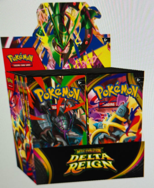 DELTA REIGN SEALED BOOSTER BOX. 36 PACKS.     RELEASE 11/6