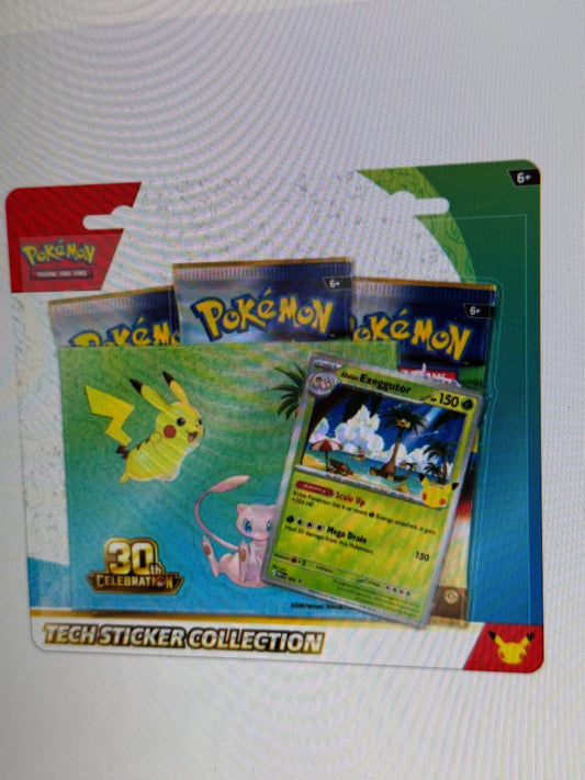 CELEBRATIONS 30TH ANNIVERSARY TECH STICKER COLLECTION *LIMT 2*