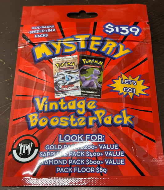 VINTAGE MYSTERY BOOSTER PACK $139