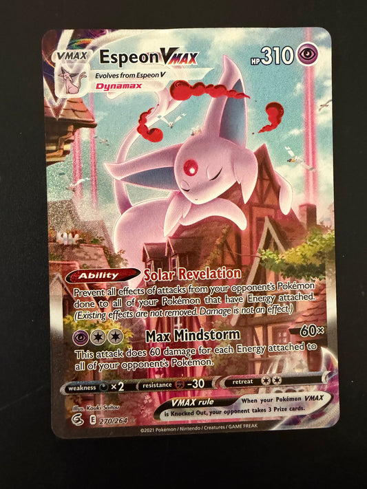 FUSION STRIKE ESPEON VMAX 270/264 PK1377