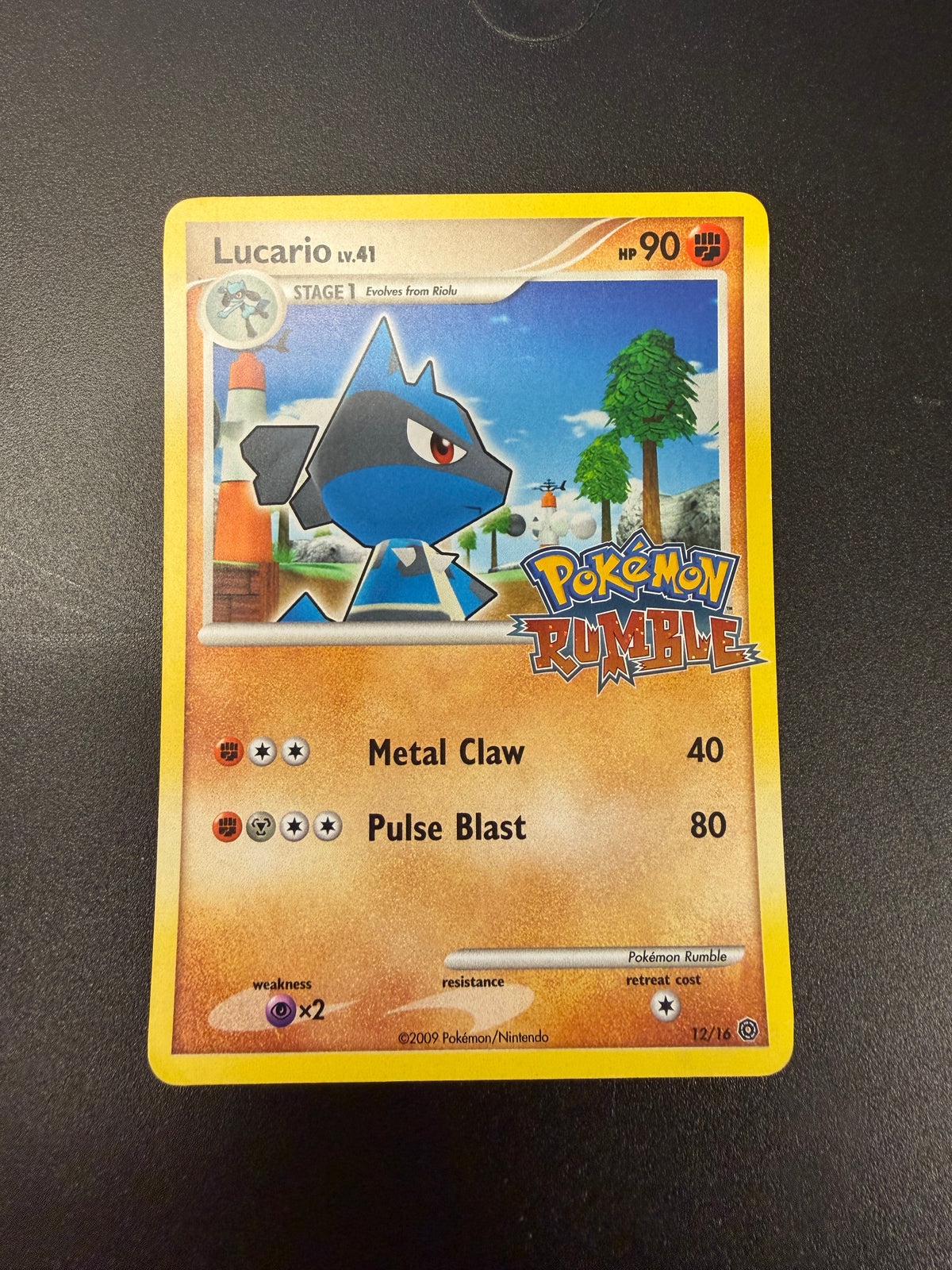 RUMBLE LUCARIO 12/16 *PK1538*