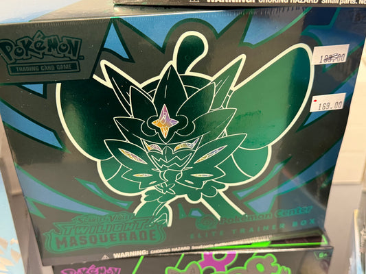 TWILIGHT MASQUERADE POKEMON CENTER ELITE TRAINER BOX.  **CYBER MONDAY**