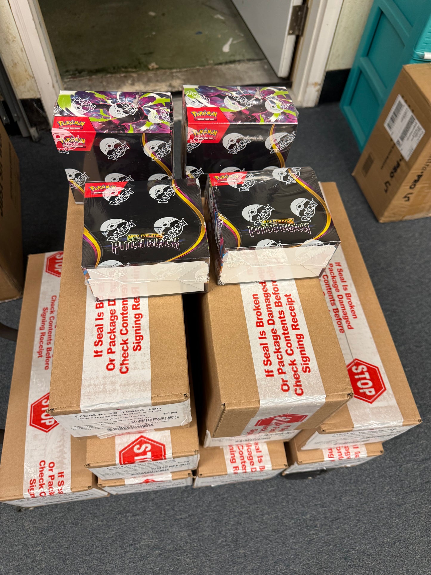 SEALED CASE OF PITCH-BLACK BOOSTER BOXES (TOTAL OF 6 BOOSTER BOXES PER CASE) *limit 1*