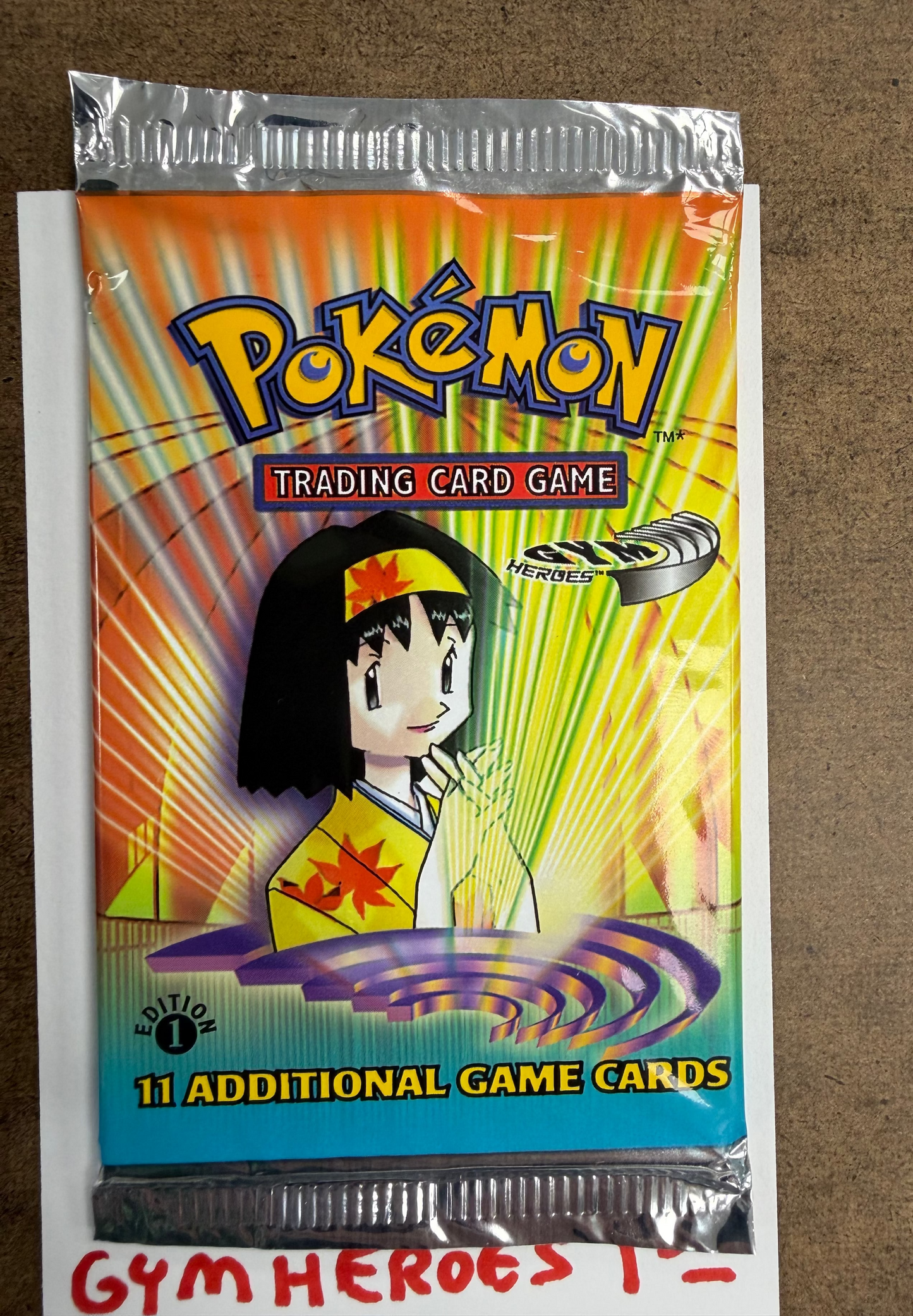GYM HEROES BOOSTER PACK 1ST EDITION