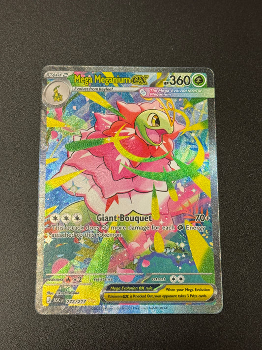 ASCENDED HEROES MEGA MEGANIUM EX 272/217  PK1482
