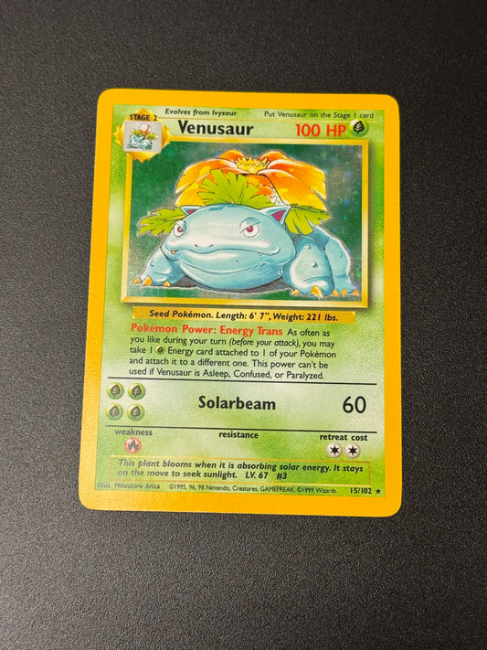 BASE SET VENUSAUR 15/102  LP/MP  PK1496