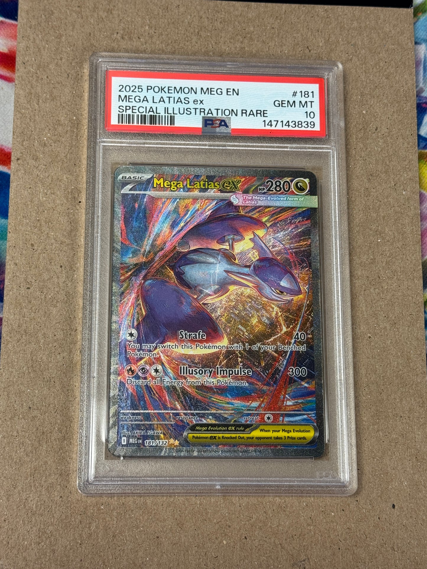 2025 MEGA EVOLUTION MEGAS LATIAS ex #181  PSA 10  PK1277