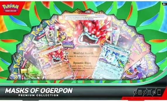 MASKS OF OGERPON PREMIUM COLLECTION.  10 PACKS