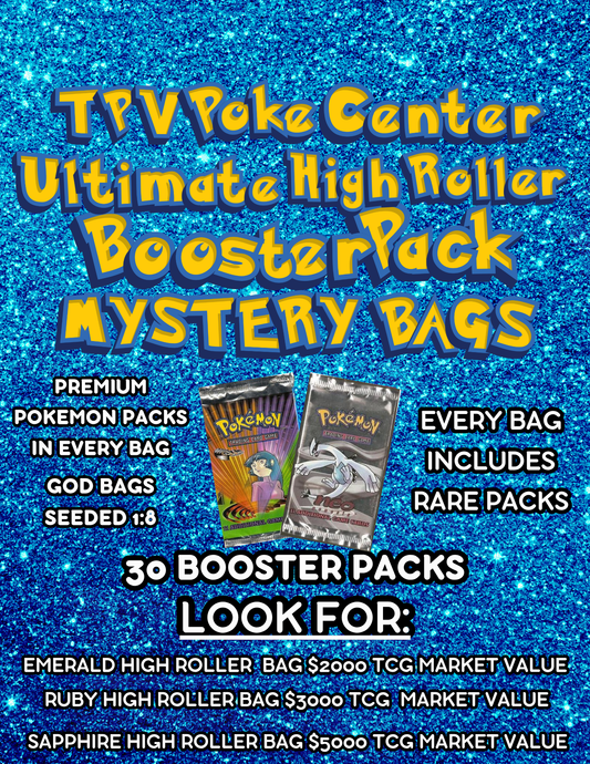 ULTIMATE HIGH ROLLER BOOSTER PACK MYSTERY BAG.  30 BAGS